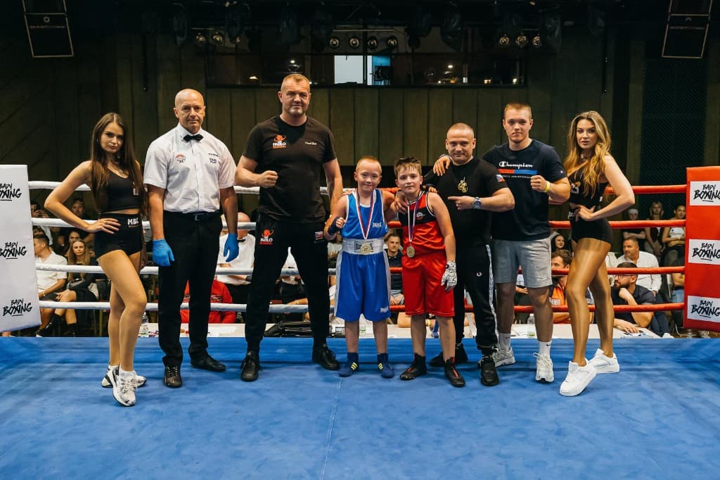 Kids boxing match