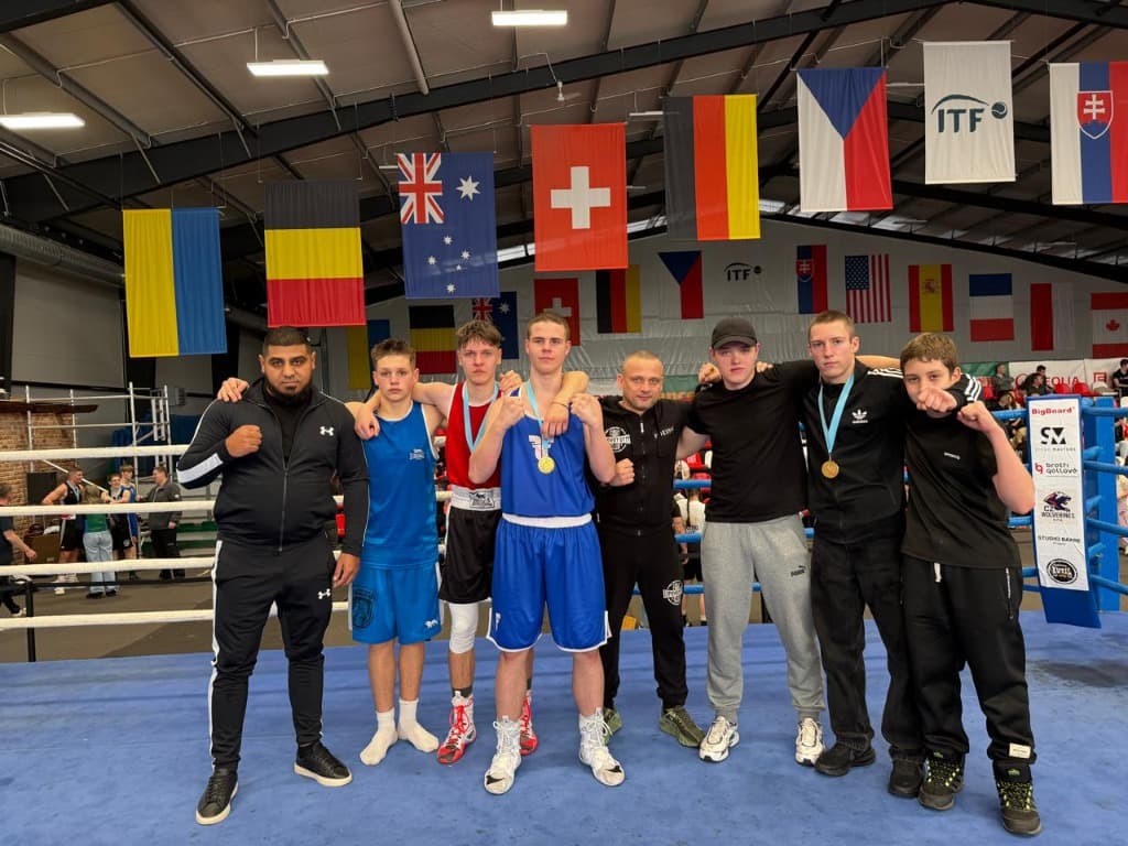 Team at international tournament